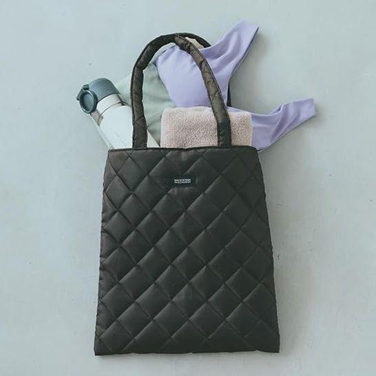 LEE Extra! Mackintosh Philosophy Refined Brown Quilted Tote! - detail