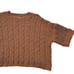 POL Brown Chunky Knit Sweater Women's Size Small Cozy Soft