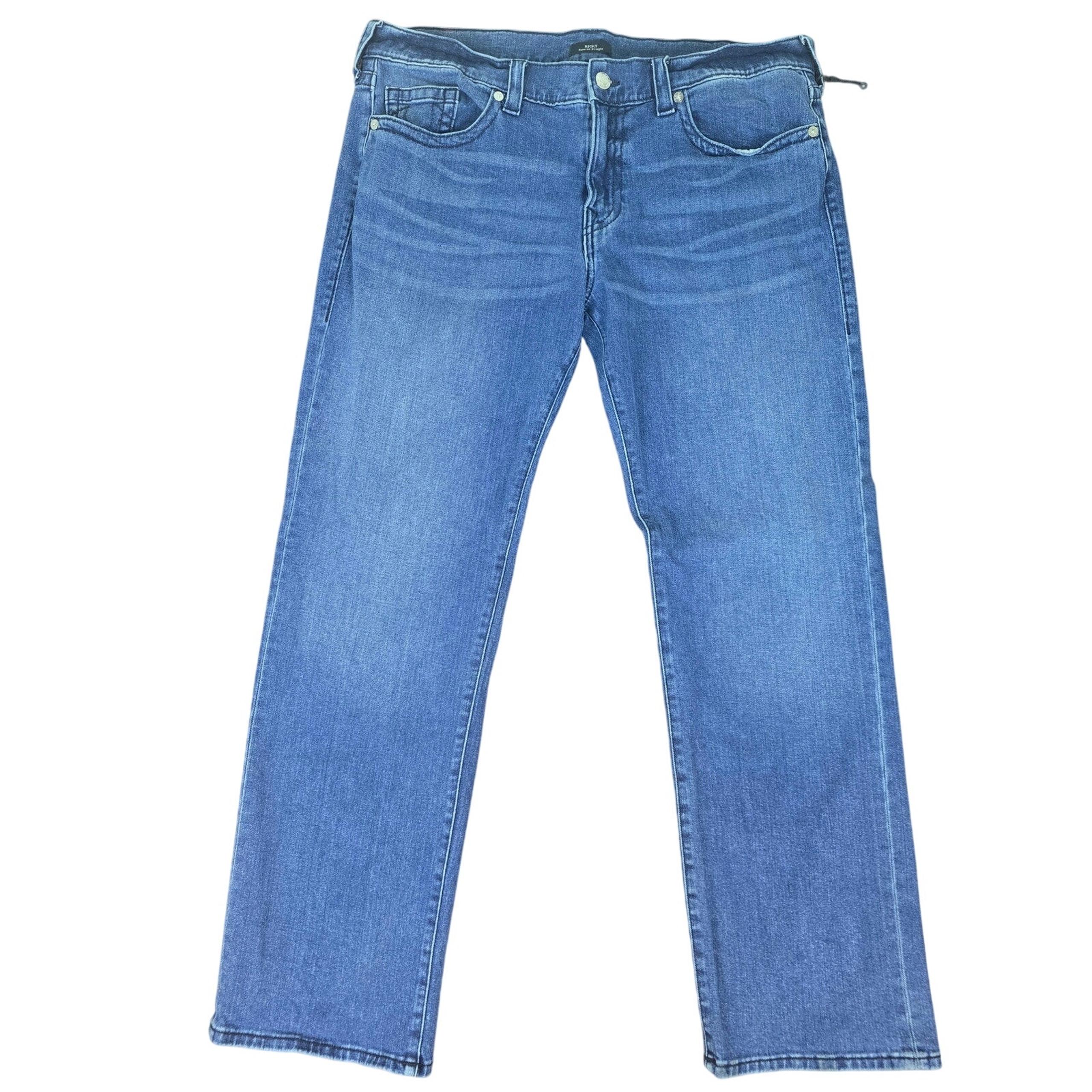 True Religion Men's Ricky Relaxed Straight Leg Jeans 40x34 NWOT