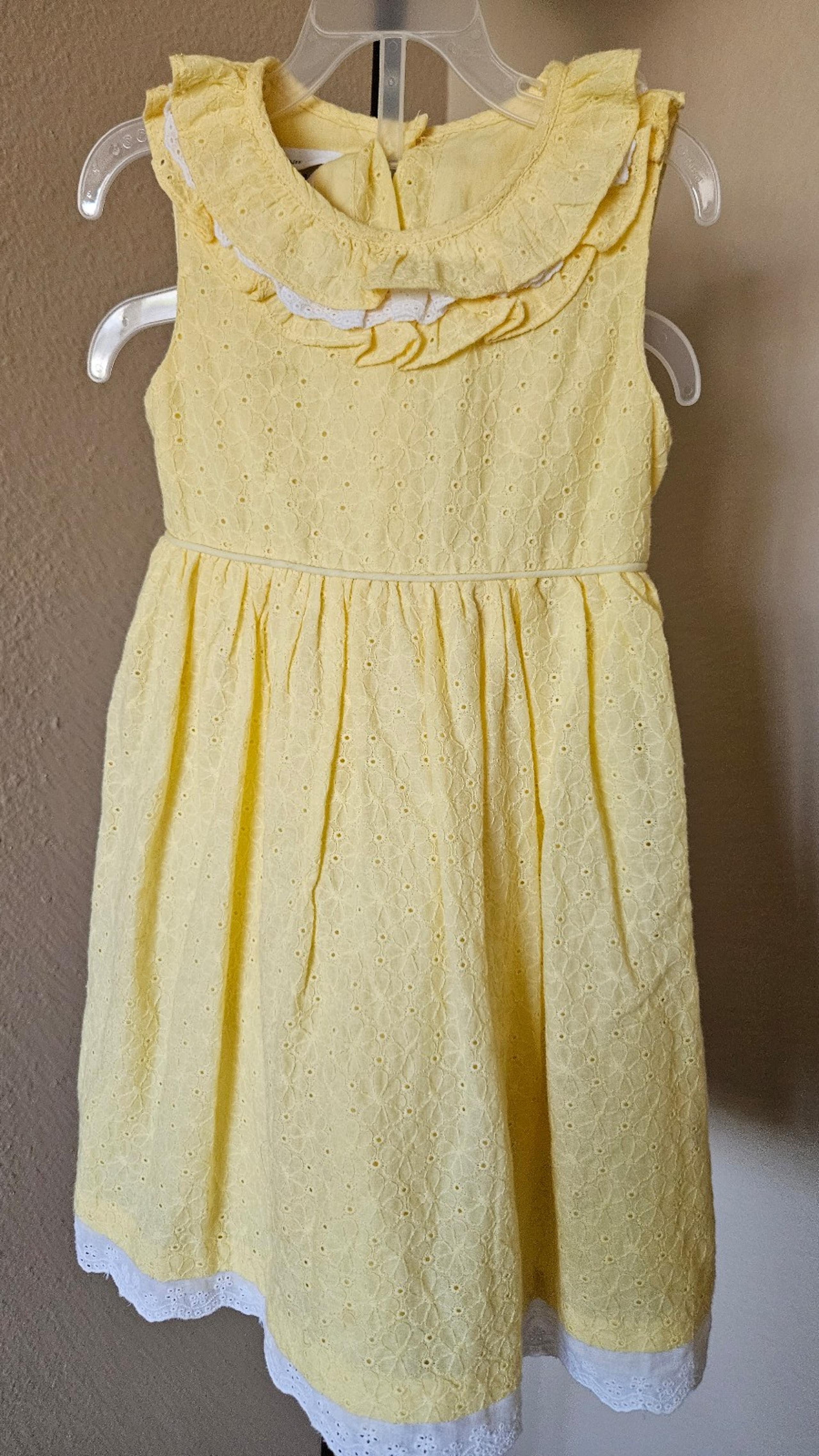 Bonnie Jean Yellow dress, girl size 5