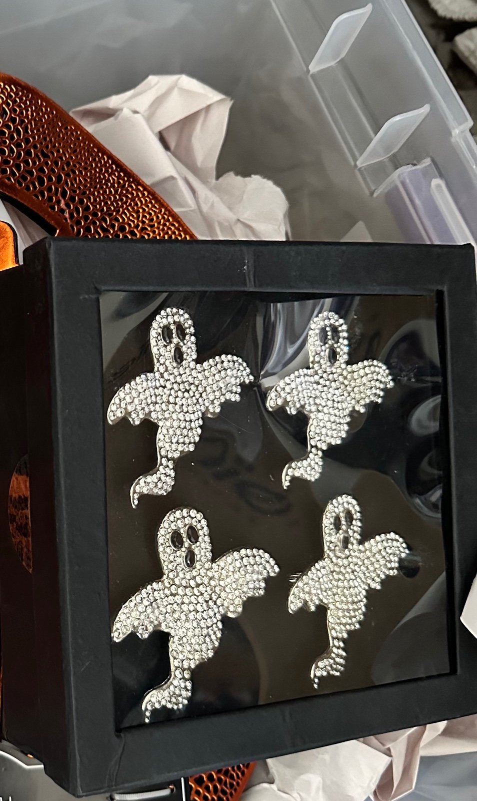 Tahari Rhinestone Ghost Napkin Holders