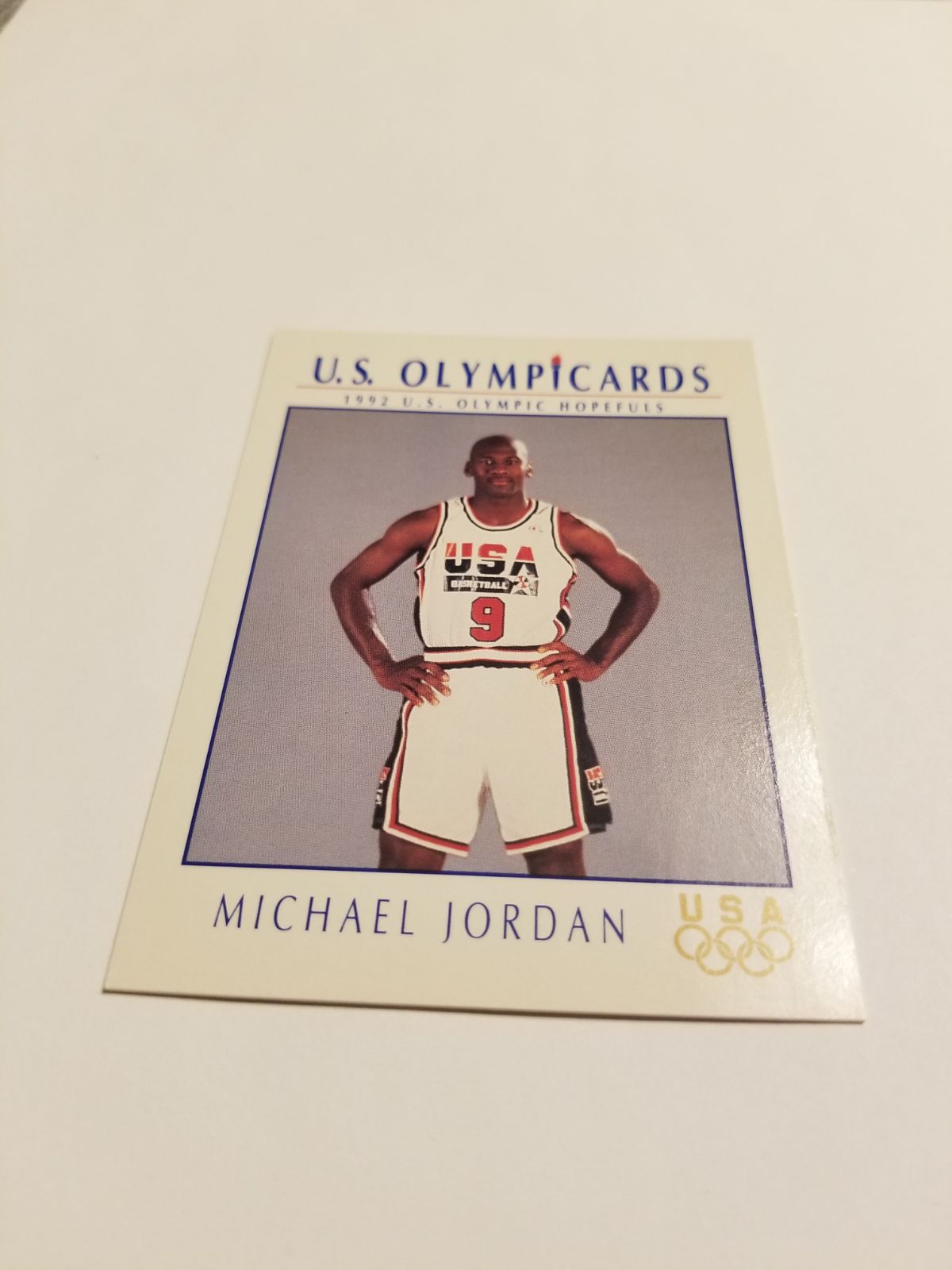 michael Jordan card 1992 US Olympic Hope
