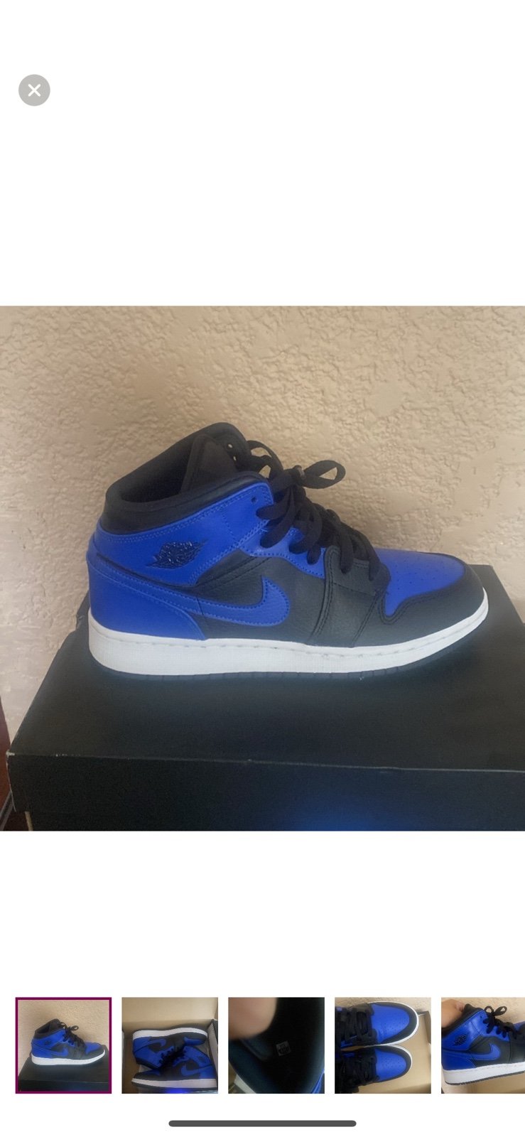 Nike Air Jordan Mid 1 Royal Blue