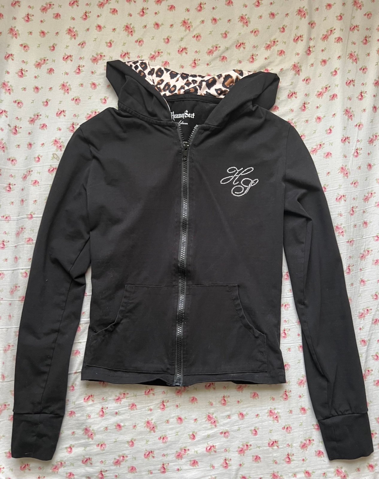 Heavensent zip up leopard