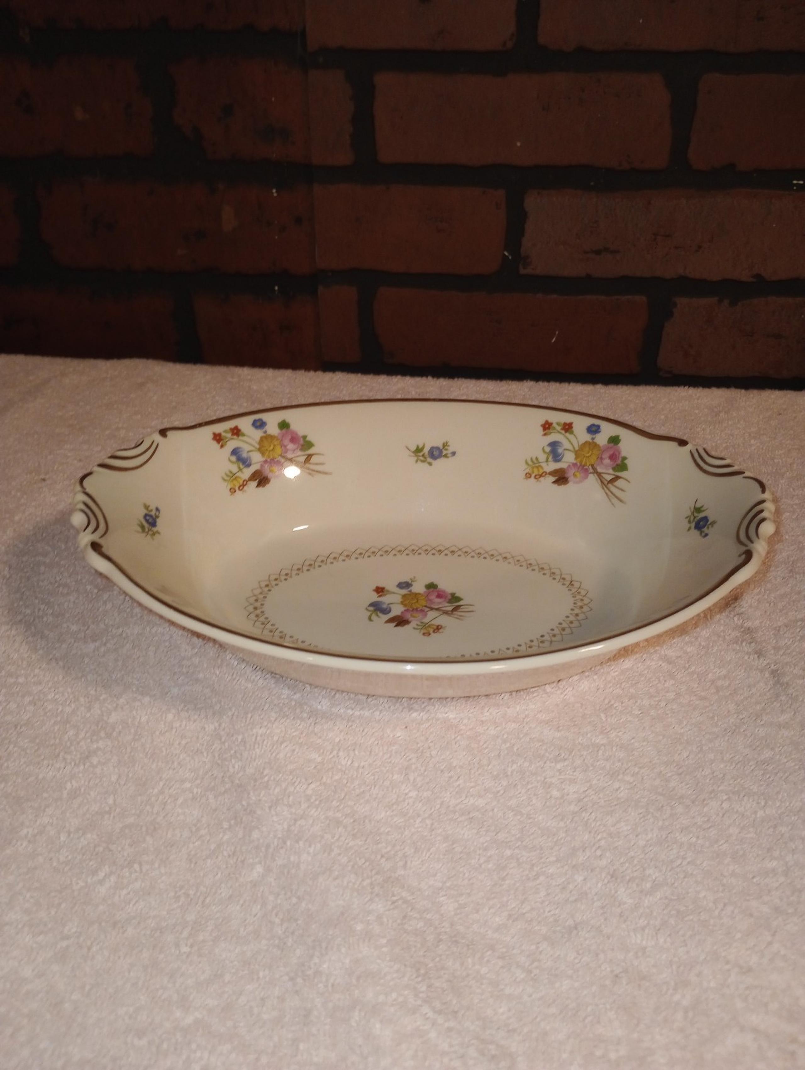 Syracuse China Old Ivory Coventry Oval Vegetable Serving Bowl 1950’s *EVC*