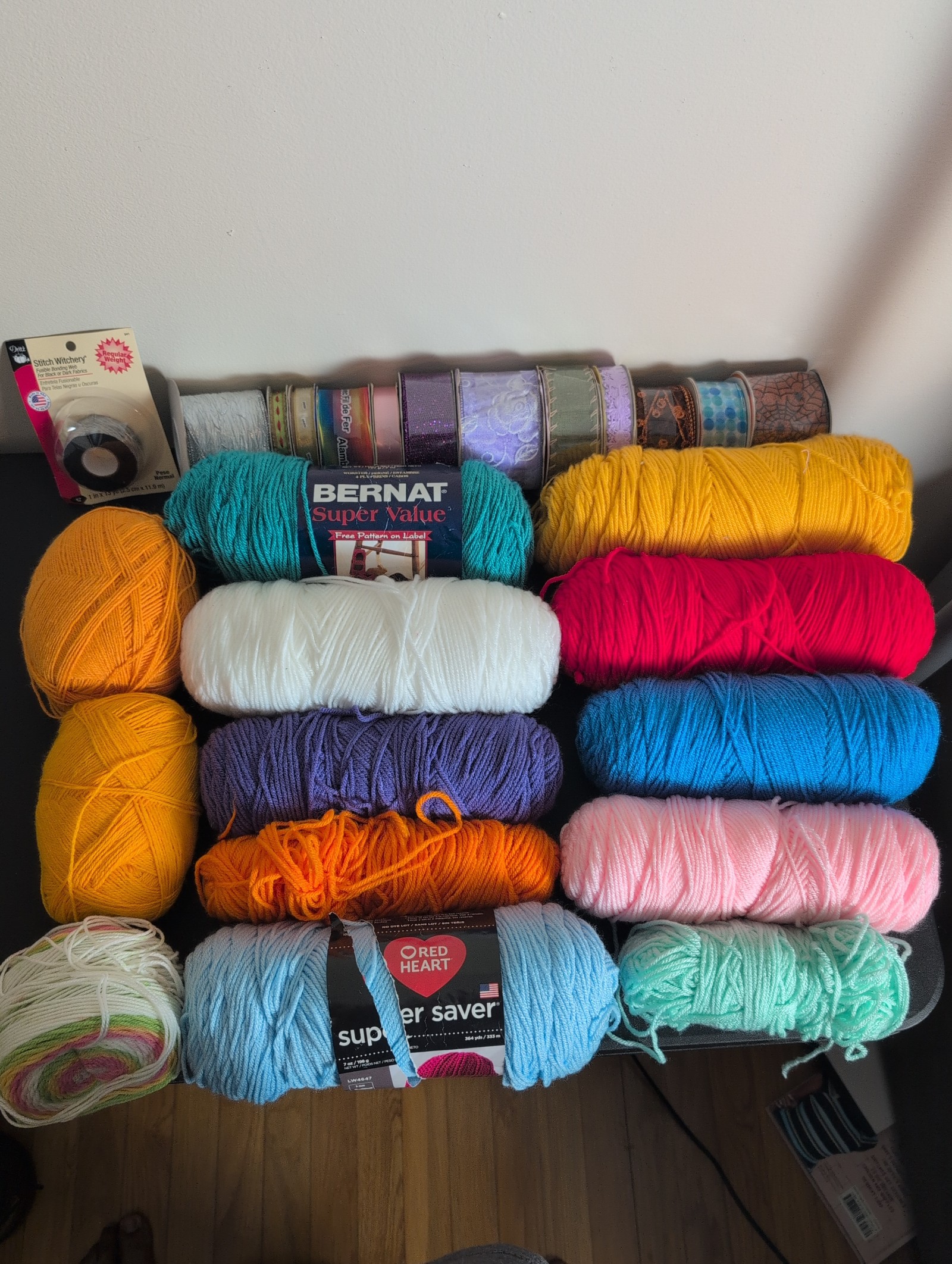 Yarn Ribbon lot RESERVED FOR DOLL LADY