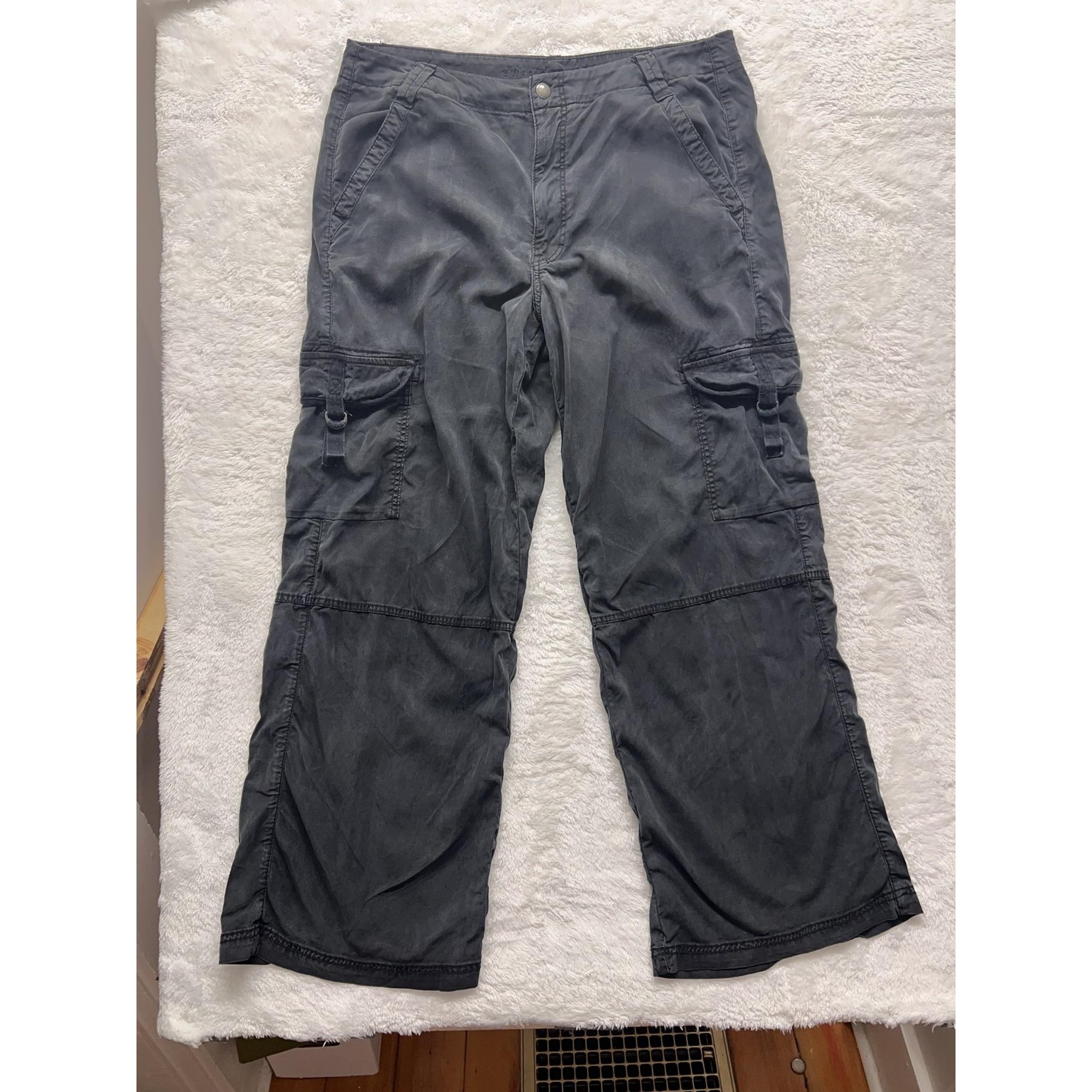 American Eagle Cargo Pants Womens 12 Stretch Utility Convertible Outdoor Pockets