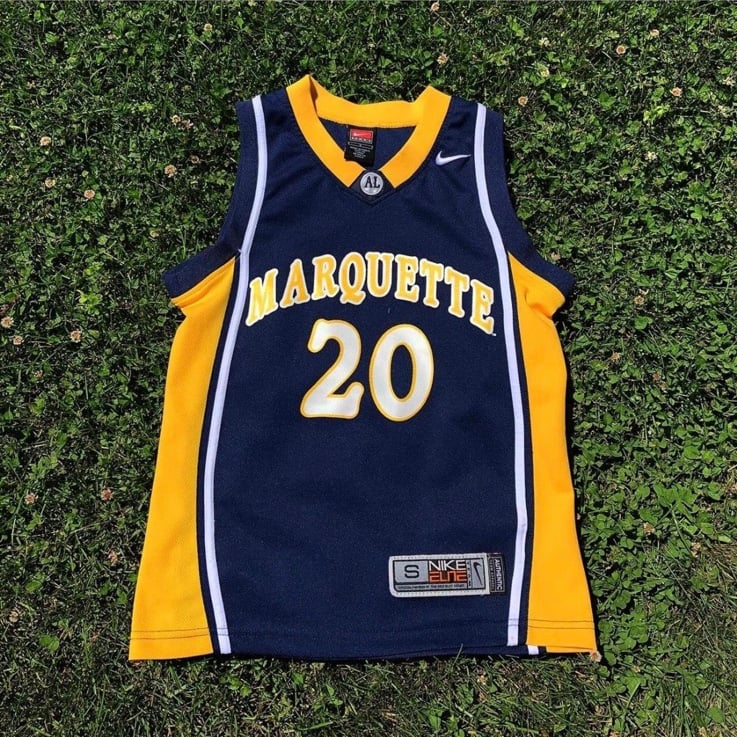 Marquette Basketball Jersey Vintage Nike College Basketball NCAA
