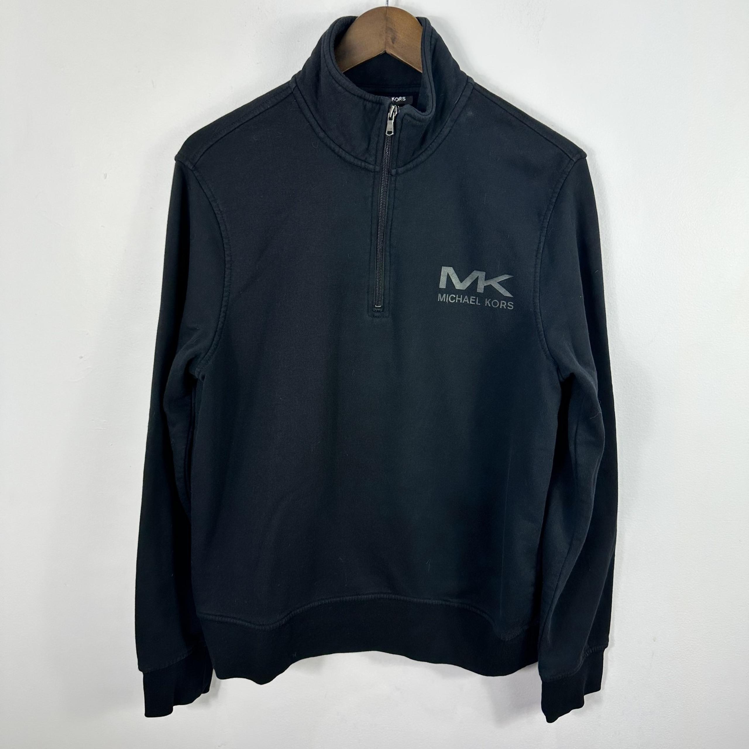 Michael Kors Pullover Mens Large Quarter Zip Sweatshirt Sweater Top
