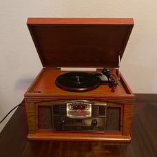 Crosley combo record, radio, cd and cassette player