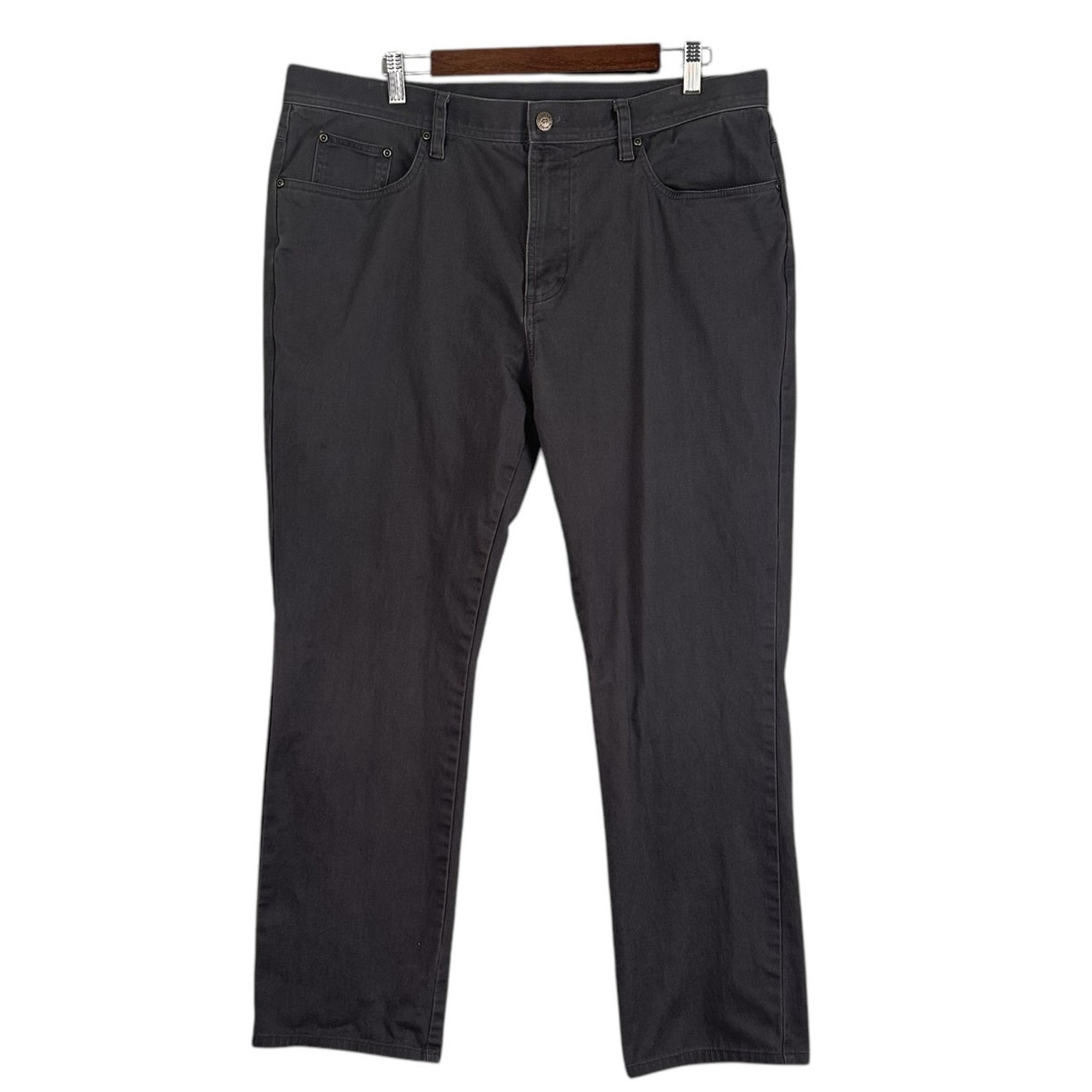 Onward Reserve Flex Five Pocket Stretch Pant 38x32 Gray 28.5 Inseam Straight