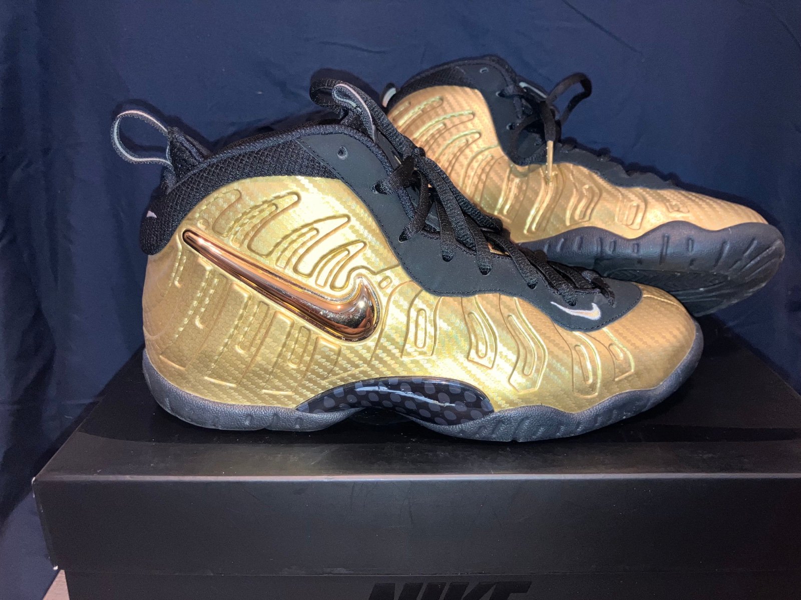 Nike Little Posite Pro (GS) - Metallic Gold