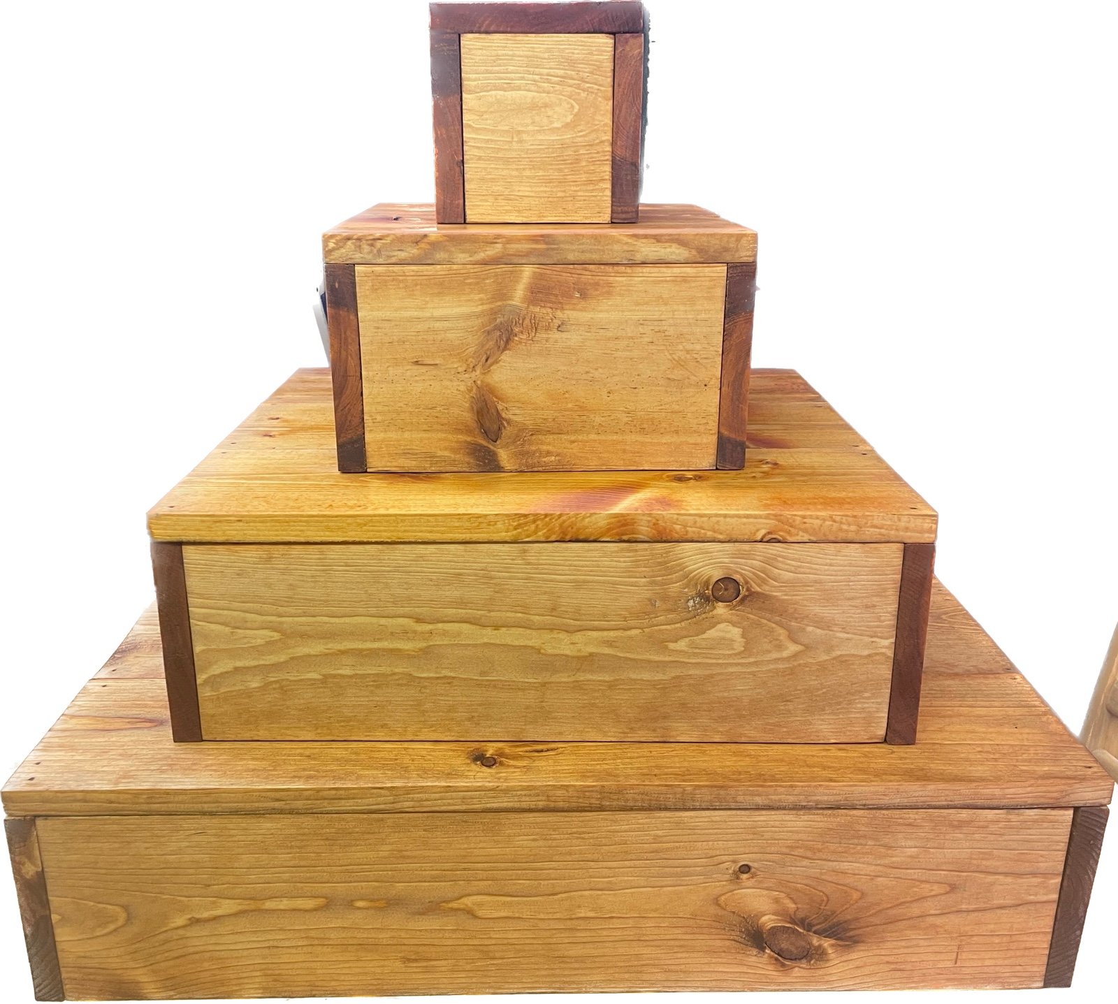 Wooden dessert stands