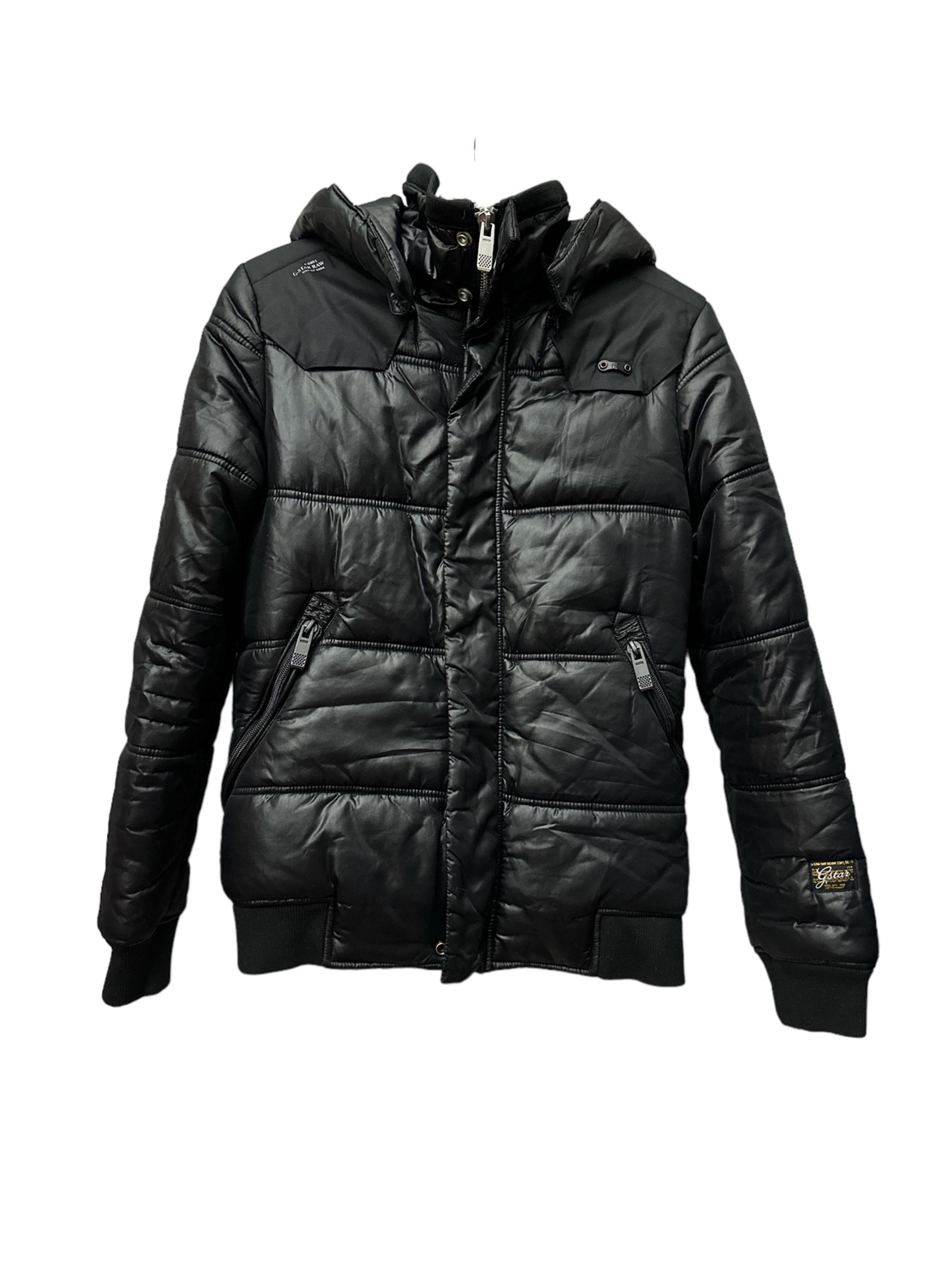 G Star Raw Women’s Nordic Whistler Bomber Size Medium Black Puffer Jacket Sz Med