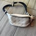 COACH Warren Mini Belt Bag With Horse And Carriage Dot Print. Fanny pack