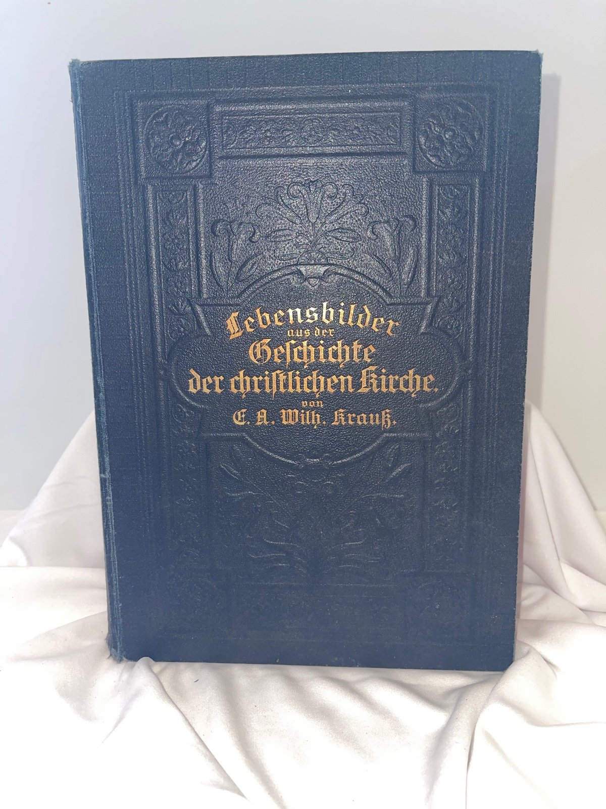 Antique 1912 History Of The Christian Faith Printed In German Hard Cover