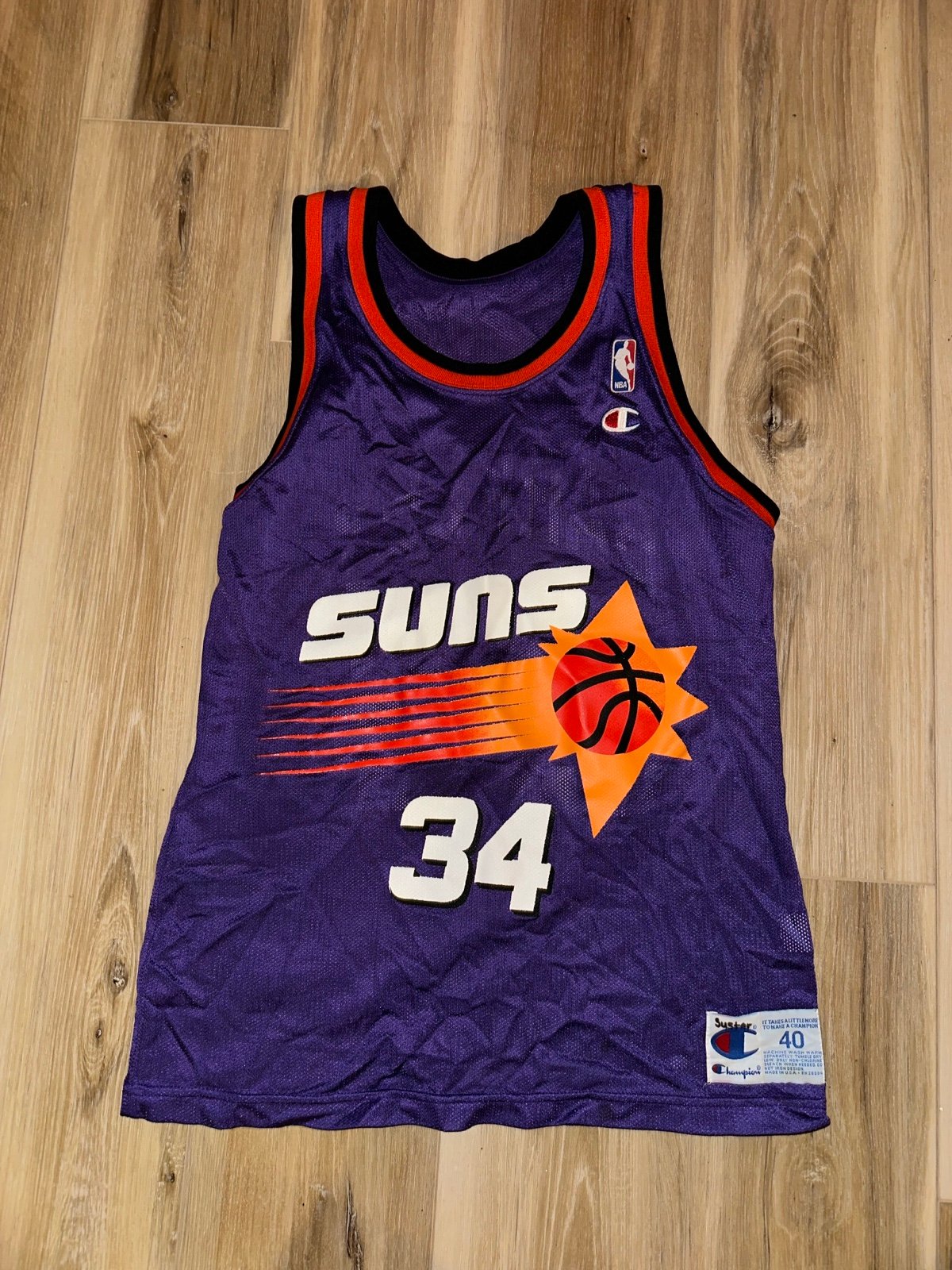 Charles Barkley Phoenix Suns Road Champion Jersey