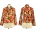Christopher & Banks Retro 70's Hippie Shirt Shaket Jacket Warm Calico Sz L