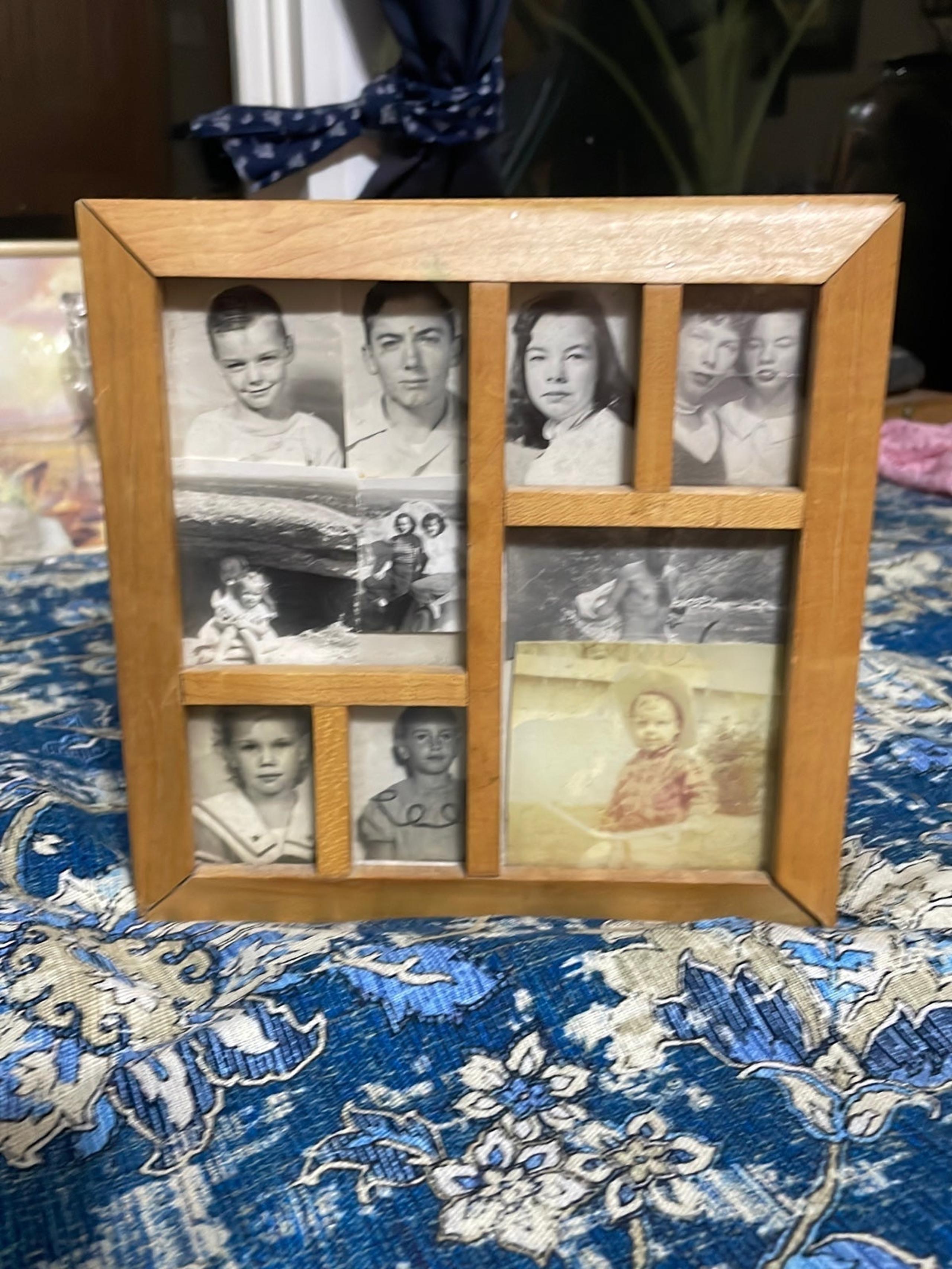 Vintage umbra Photo collage  frame box