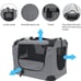 Prutapet Portable Large Cat carrier with litter box and fleece mat for inside