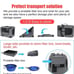 Prutapet Portable Large Cat carrier with litter box and fleece mat for inside
