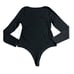 Abercrombie & Fitch Hook & Eye Soft AF Ribbed Black Henley Bodysuit Size XL NWT