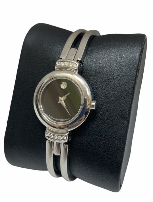 * AMAZING DEAL* Movado Harmony Black Dial Diamond Watch