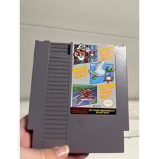 Super Mario Bros Duck Hunt NES game cartridge circa 1985