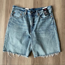 Levi's 468 Denim Shorts, W32, STAY LOOSE
