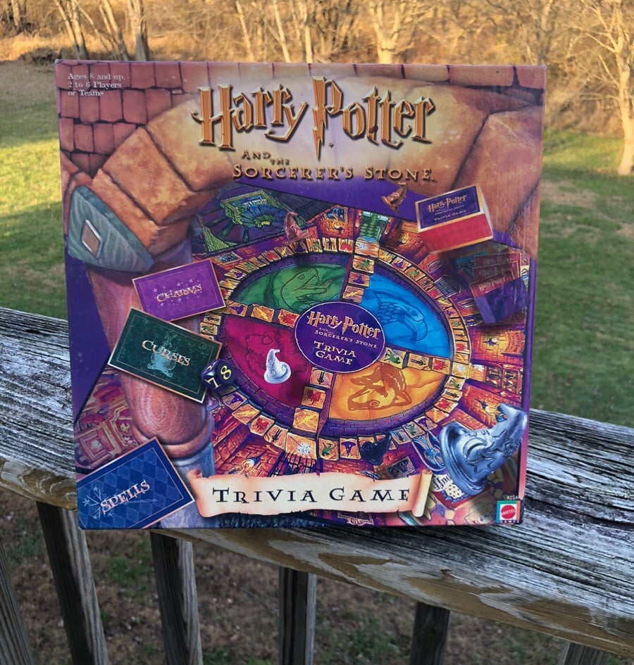 Vintage Harry Potter and the Sorcerers Stone Trivia Game complete