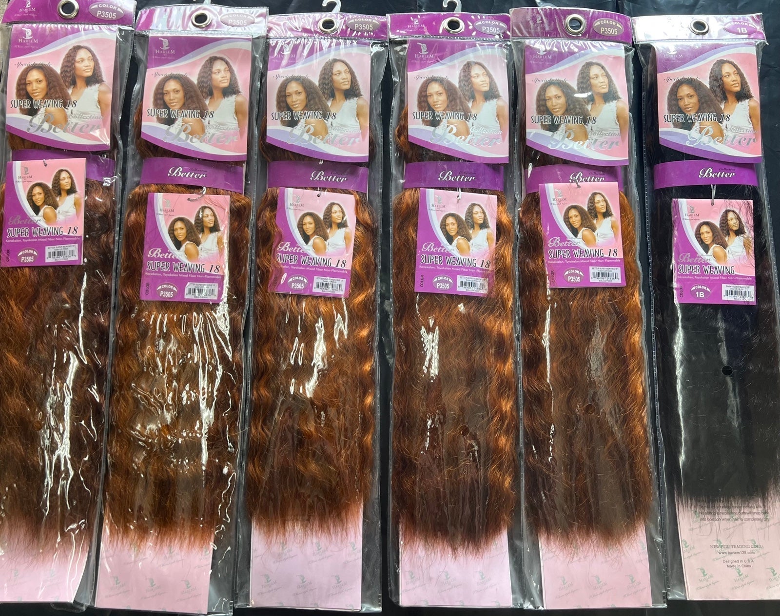 Harlem 125 Super Weaving Collection 18” color P3505 all 6 packs for 110