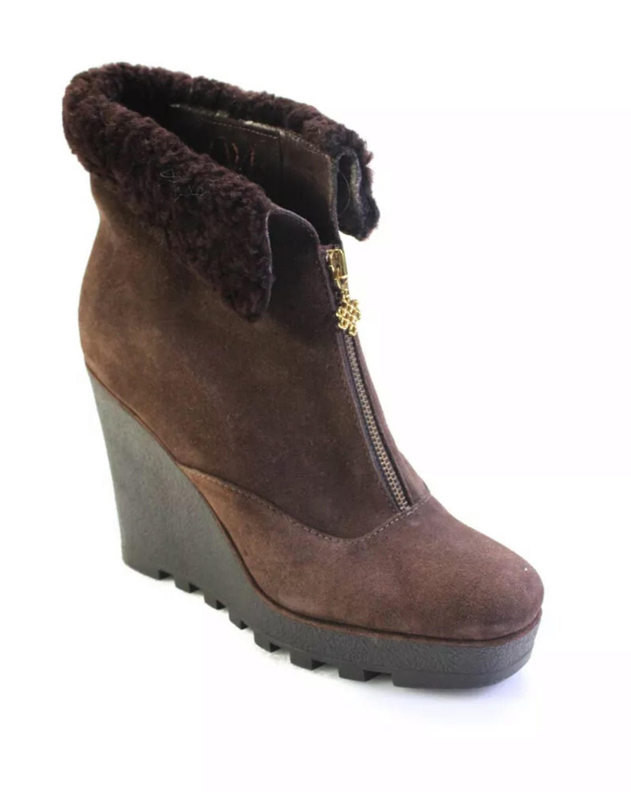 diane von furstenberg shearling boots