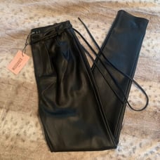 Missguided Tall Faux Leather Trousers
