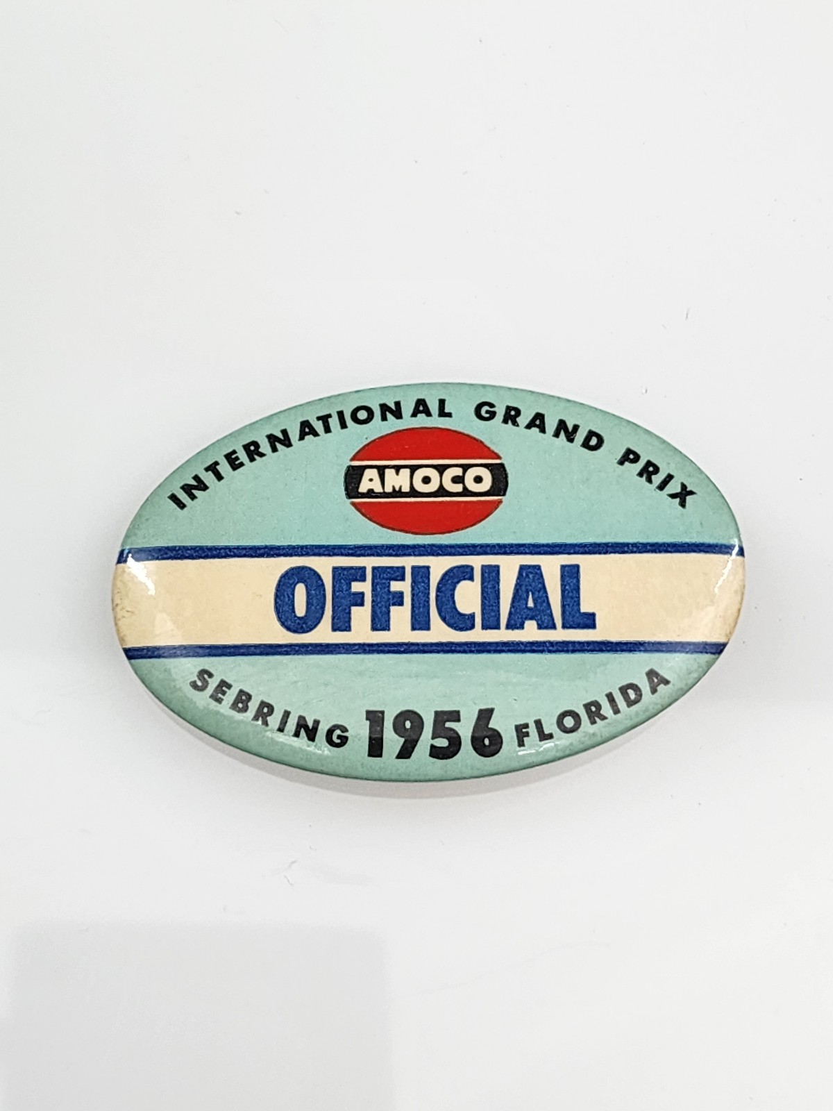 1956 Sebring 12 Hours OFFICIAL Badge International Grand Prix of Endurance