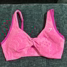 Gymshark adapt animal seamless twist front bra XS