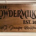 Homemade wood burning sign