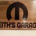 Homemade wood burning sign