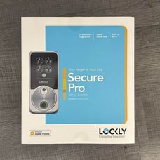 Secure Pro Zeno Series Matte Black Deadbolt WiFi Smart Lock, Apple Home Key