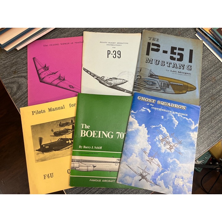 Pilot Aircraft Manual F4U Corsair 707 Ghost Squadron P51 Mustang P39 Northrop Lo