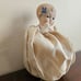 Antique Nippon Kewpie Style Jointed Bisque Powder Puff Doll. Rare. Very Nice.