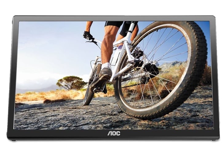 AOC e1659Fwu 15.6-Inch Ultra Slim 1366x768 Res 200 cd/m2 Brightness USB 3.0-Powe