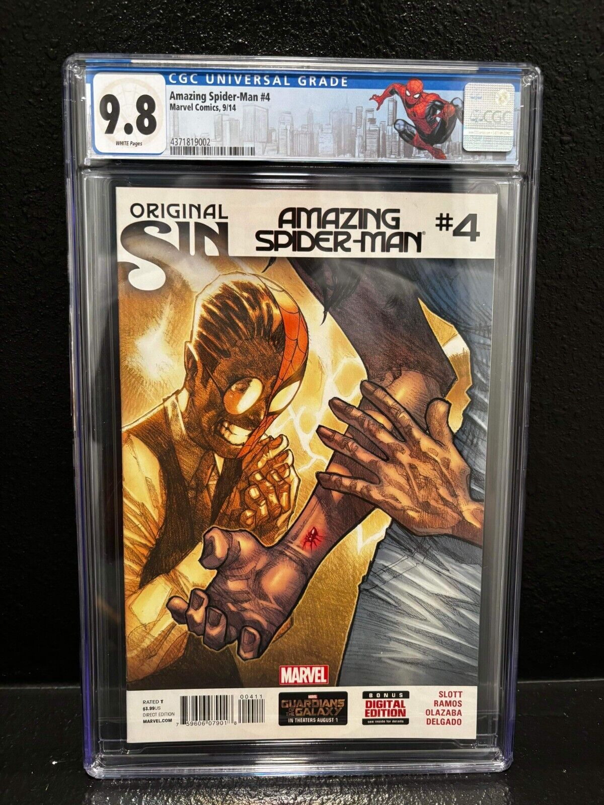 AMAZING SPIDER-MAN #4 Original Sin KEY 1st Appearance SILK Marvel CGC 9.8