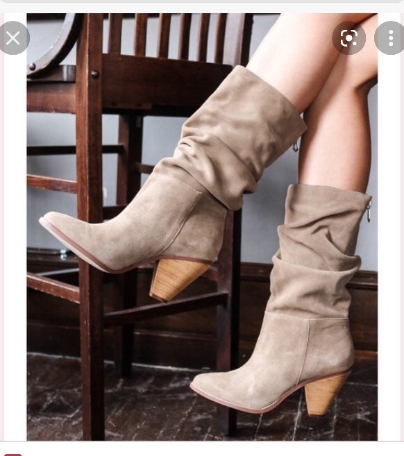 Chinese Laundry Zanga Boot Camel Suede Stacked Heel Ankle Stone Chain Bootie Chinese Laundry Zanga Boot Camel Suede Stacked Heel Ankle Stone Chain Bootie