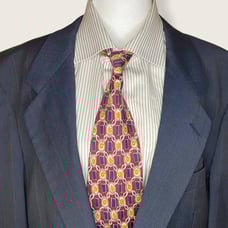 Valentino Regal Floral Geometric Tie
