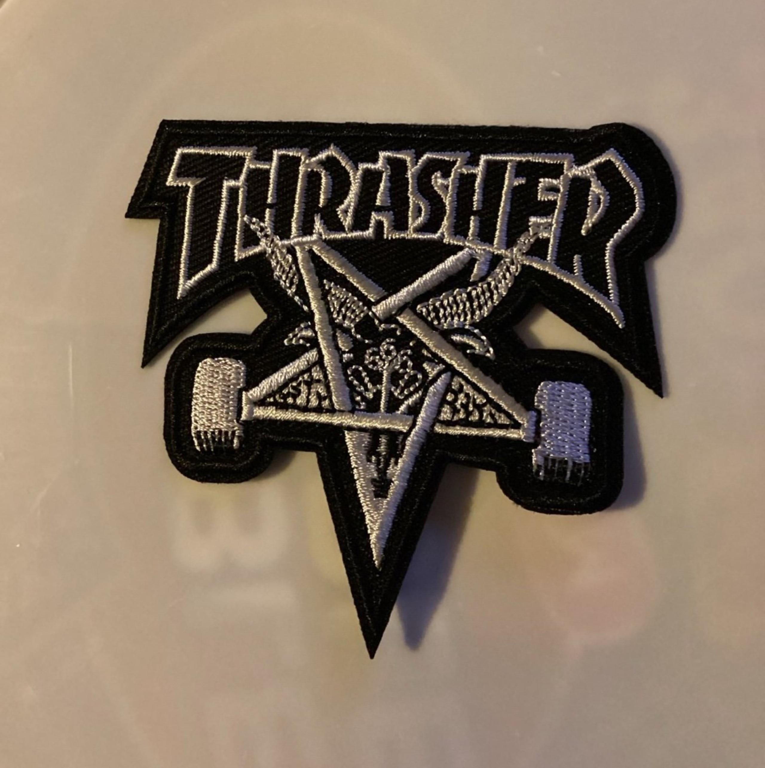 Thrasher Skateboard Iron On Patch Skateboard Skating Patch