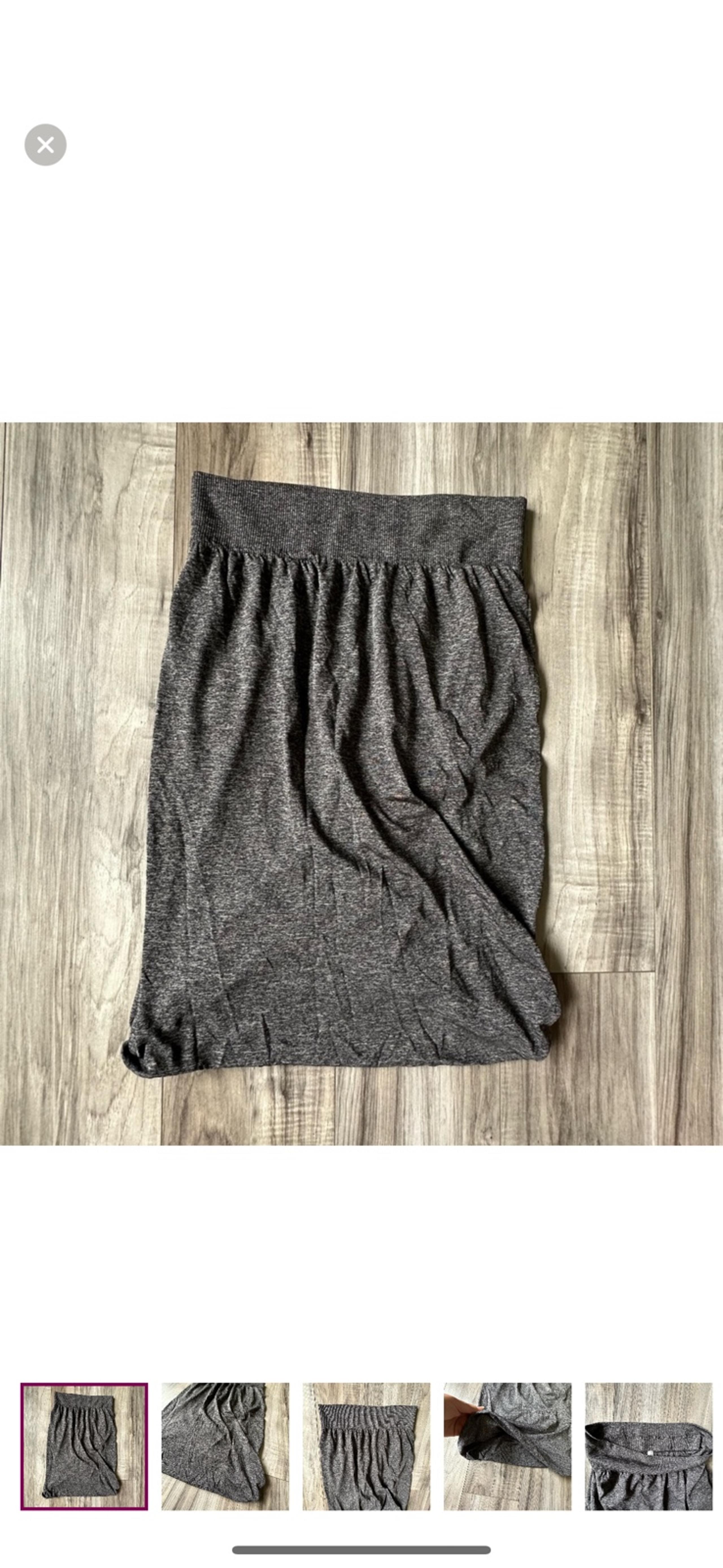 Lululemon Boulevard Bliss Bubble Athletic Skirt in Heather Gray Size 8
