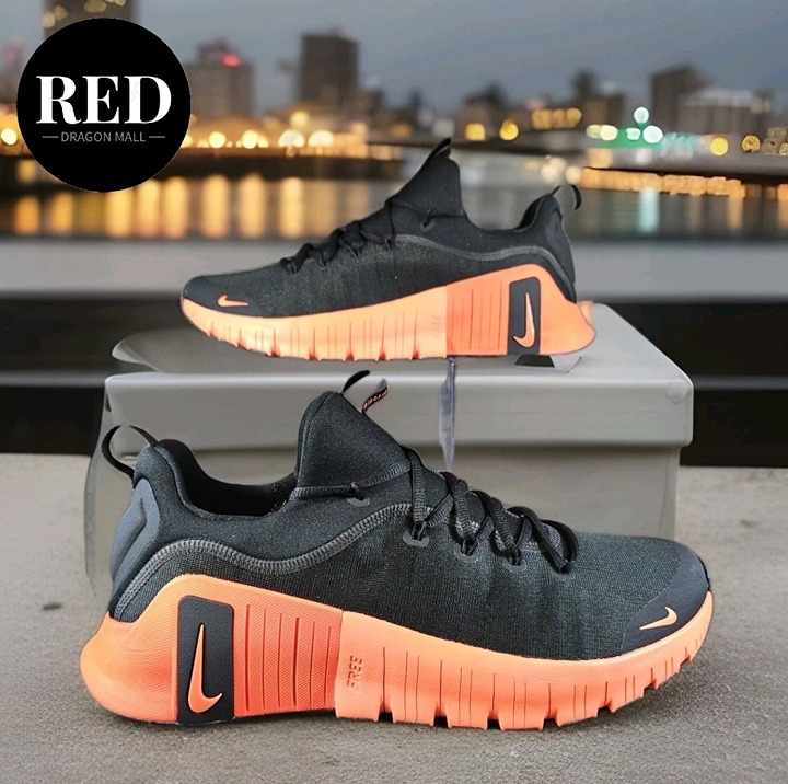 Nike Free Metcon 6 Black Hyper Crimson Shoes FJ7127-004 - Men's Size 13
