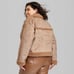 Wild Fable Women's Button Up Winter Faux Shearling Jacket