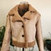 Wild Fable Women's Button Up Winter Faux Shearling Jacket
