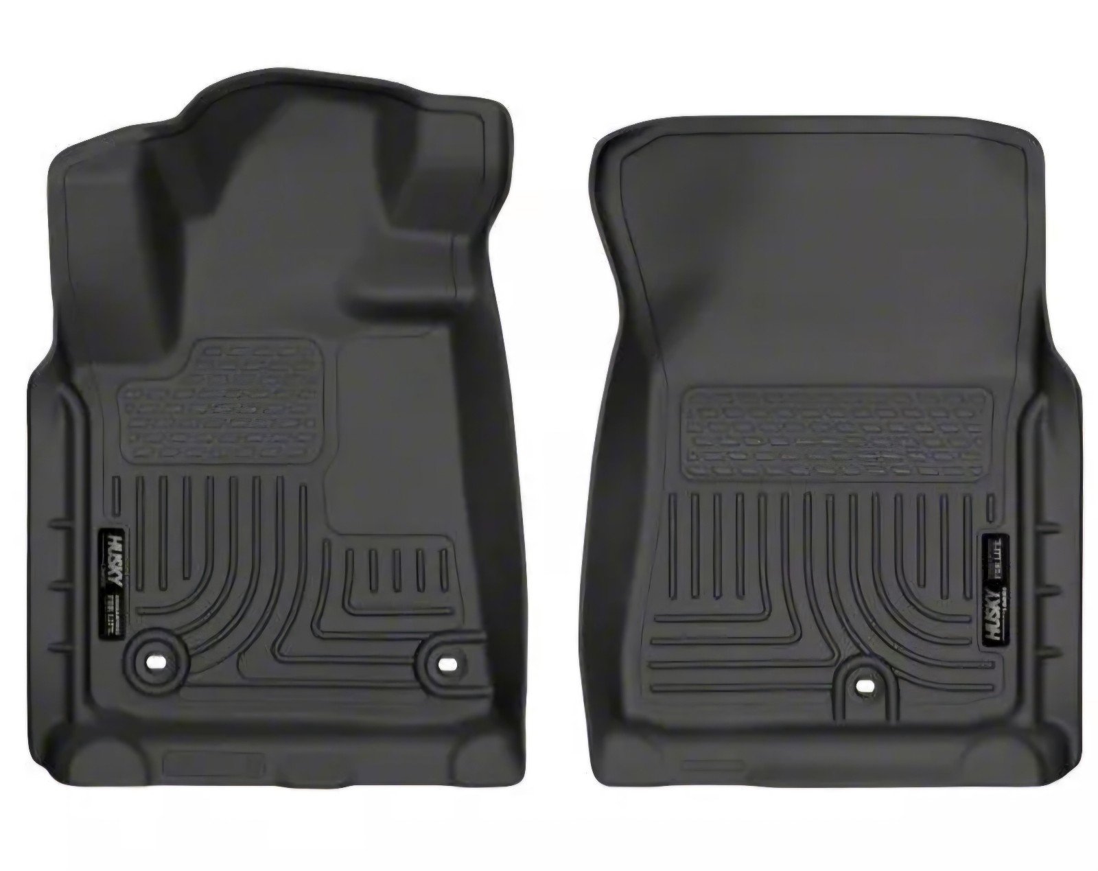 Black Husky Liners WeatherBeater Floor Mats - 2012-2013 Toyota Tundra -crewmax.